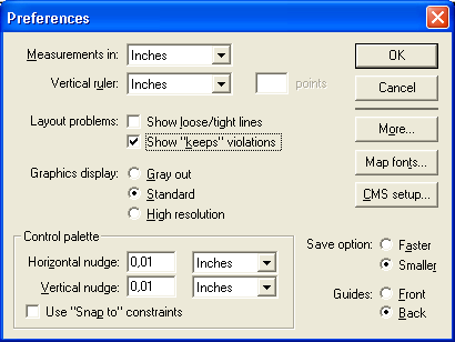 Рис. 3.1. Диалоговое окно Preferences