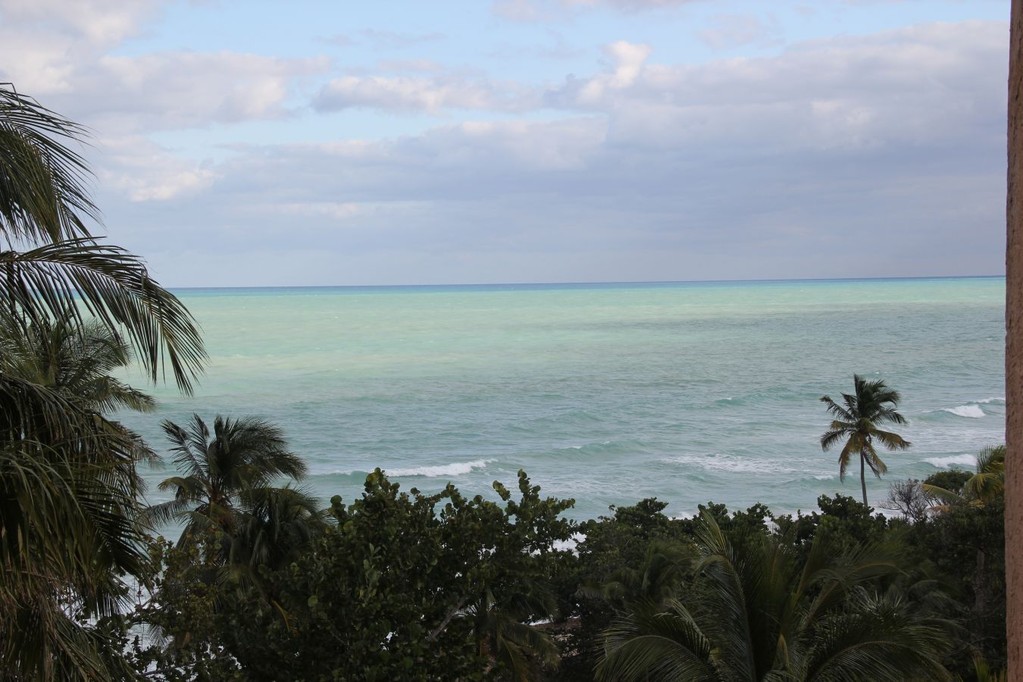 Blick vom Balkon