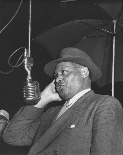 Paul Robeson auf den Antilynch-Demonstrationen, Washington D.C., 1946