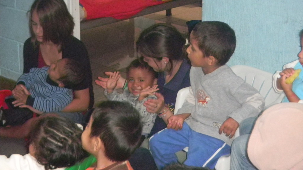 madi & danilo at the orphanage