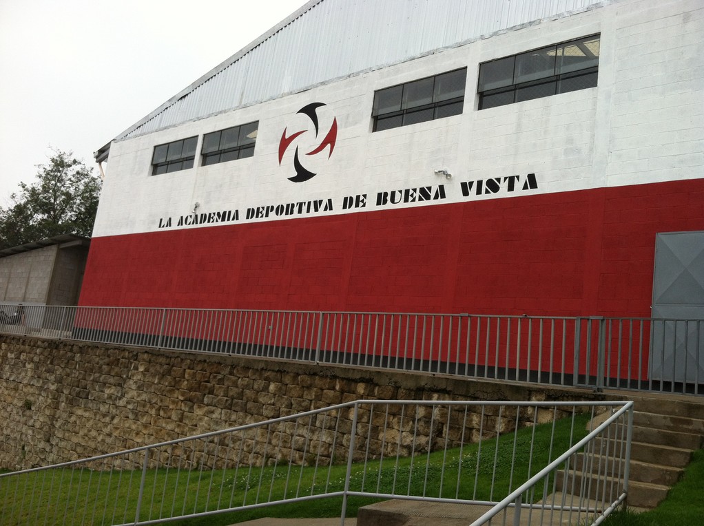 newly painted gymnasium