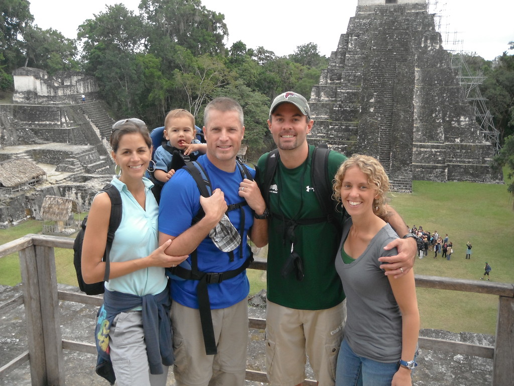 with mark & G in tikal