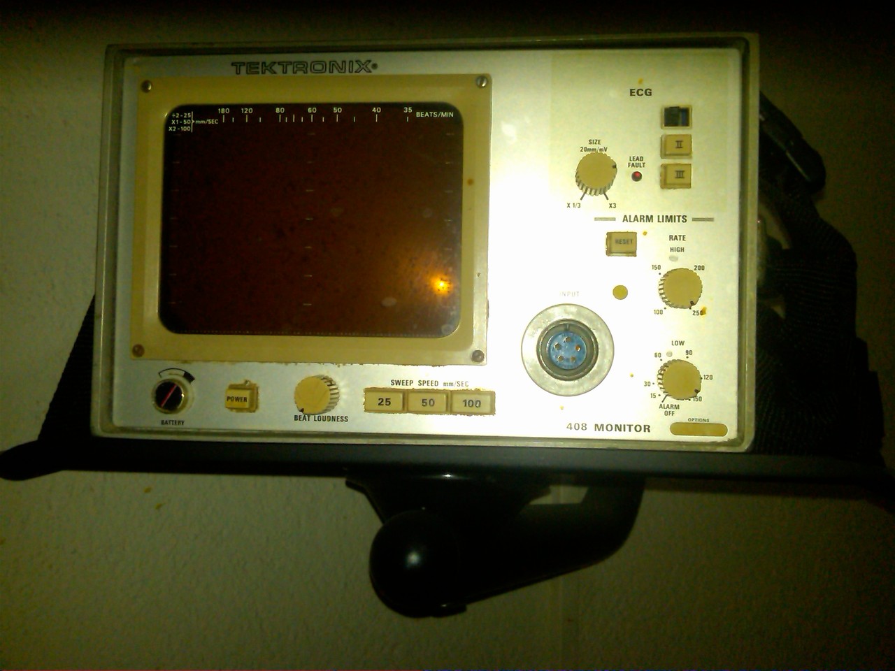 the old broken "contractions monitor" in our room!