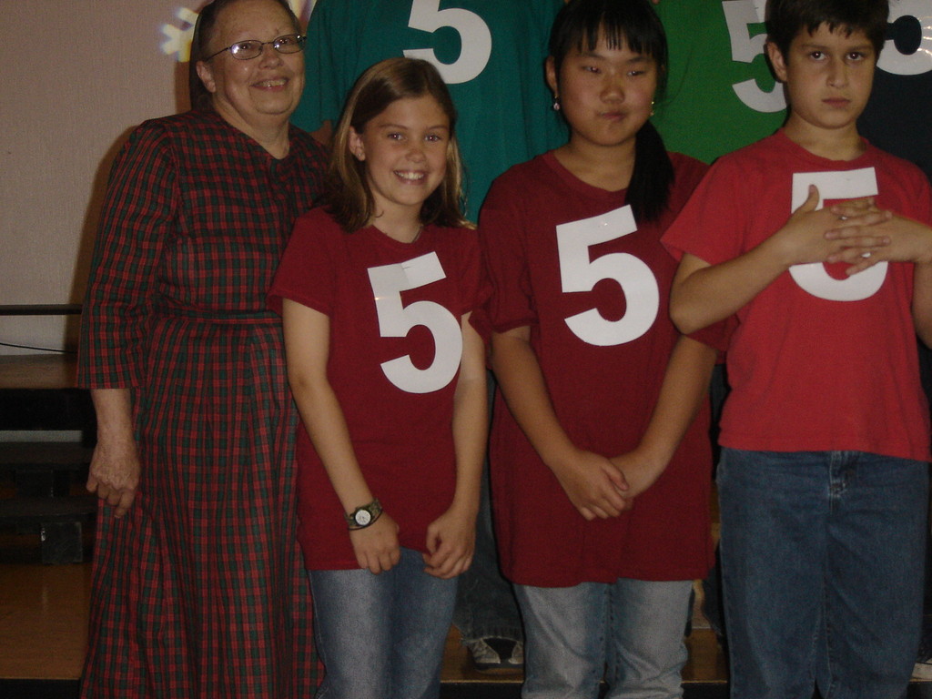 brooke with her teacher