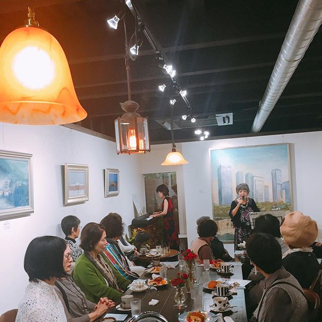 イベント「シャンソンを歌う」-画廊カフェ リトルギャラリー 大阪市住吉区長居の画廊カフェ-