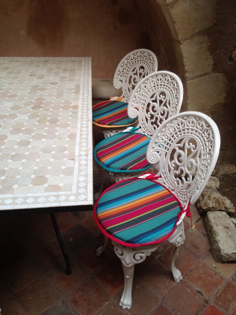 Galettes de chaises - Sur mesure, découpes de mousses + enveloppes