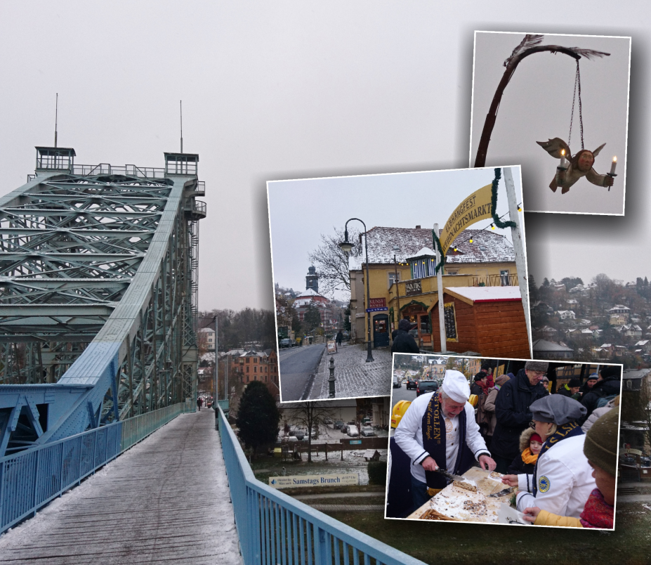 Der 25. Elbhangfest-Weihnachtsmarkt ist eröffnet