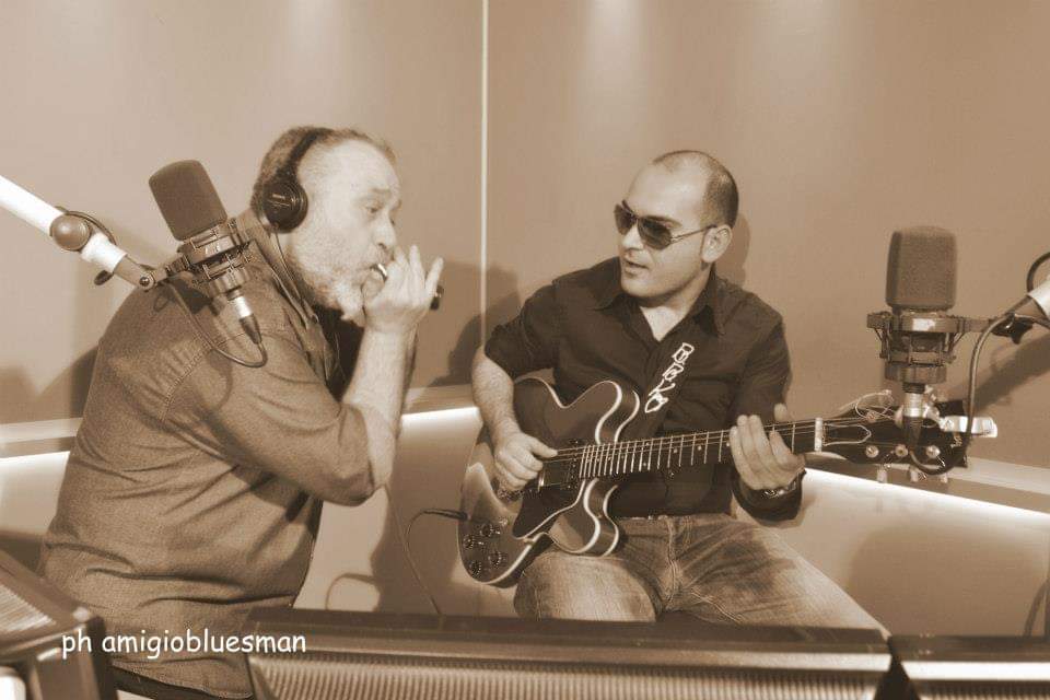 Con Martino Palmisano (Aprile in Blues ,Radio Ciccio Riccio,2013)