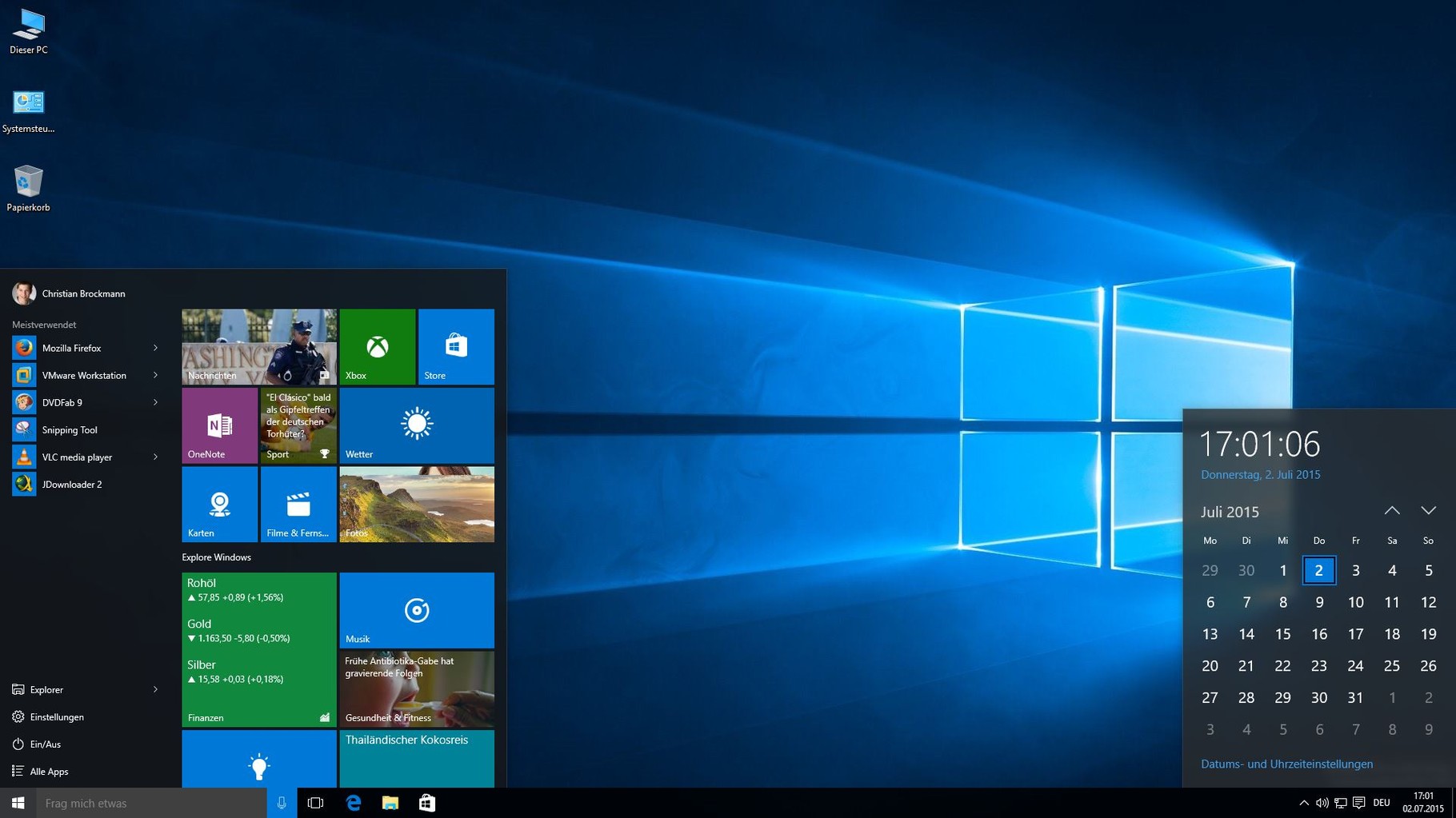 Windows 10 und Co Alle Infos über Windows 10