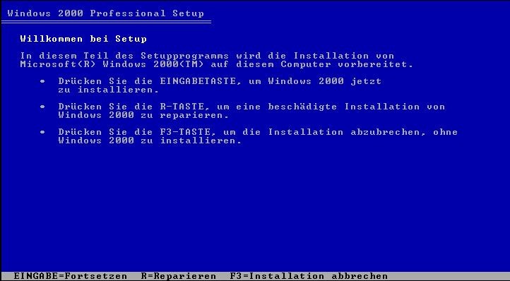 Schönes NT-Blau