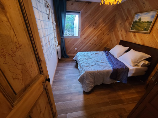 Chambre ambiance chalet