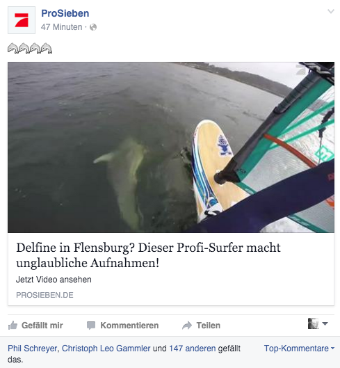 Prosieben Facebook + TV