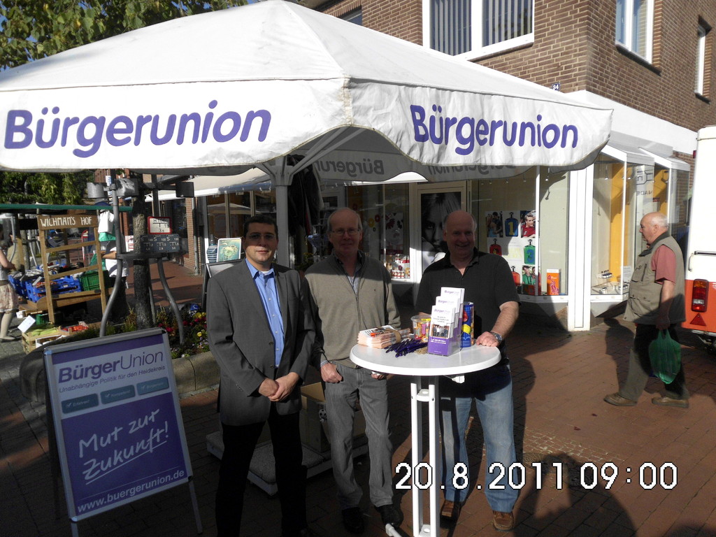 20.08.2011: BU-Stand Wochenmarkt