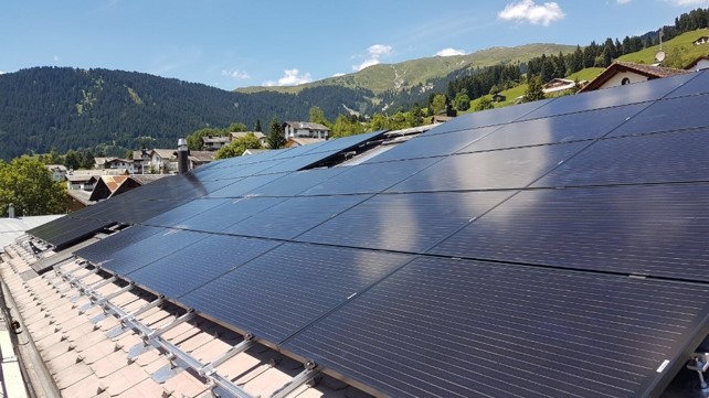 PV Aufdachanlage, Falera 12 KWp