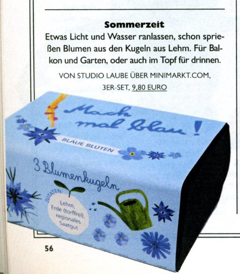 Nido, Geschenktip, nachhaltiges Geschenk, Gärtnern macht glücklich, Mach mal blau!