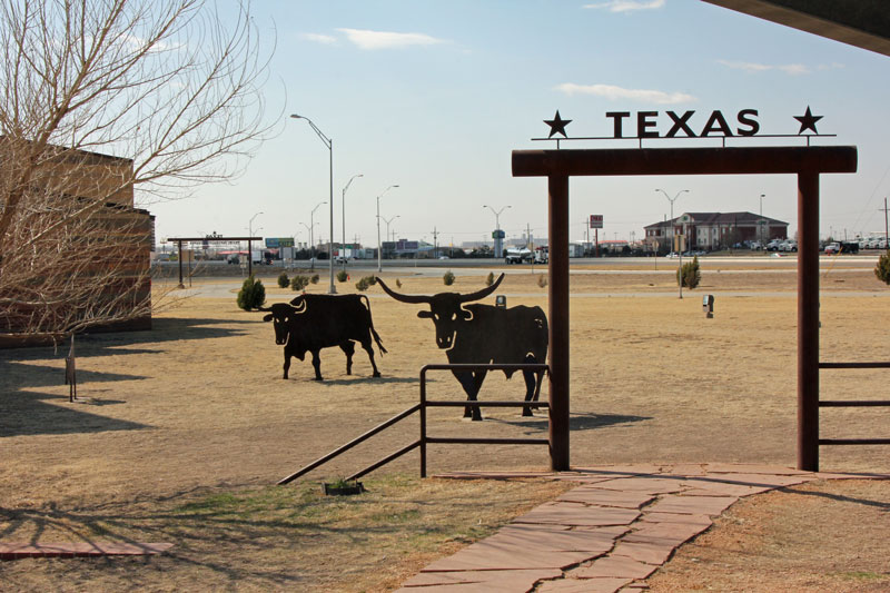 Bild 20 Pause am ersten großen Info Zentrum in Texas 