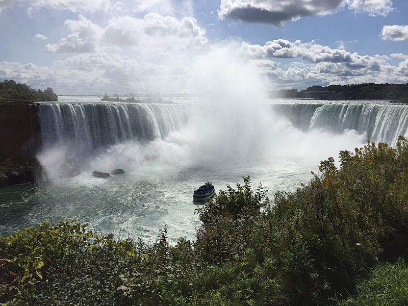 Bild 12 Blick auf den kanadischen Fall