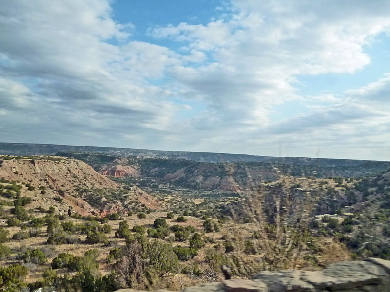 Bild 24 Blick in den Canyon bei der Fahrt nach unten