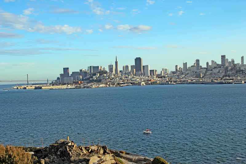 Bild 34 Blick auf San Francisco von Alcatraz