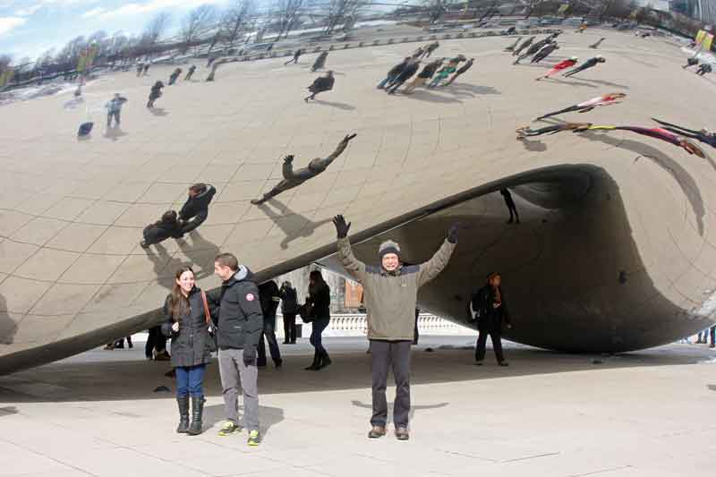 Bild 7 The Bean im Millenium Park in Chicago