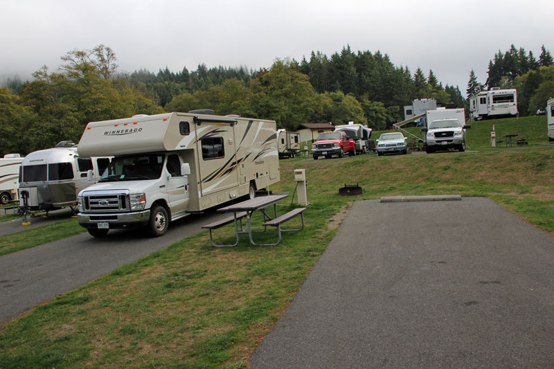 Bild 23 Unser Stellplatz für heute auf dem Salt Creek Campground