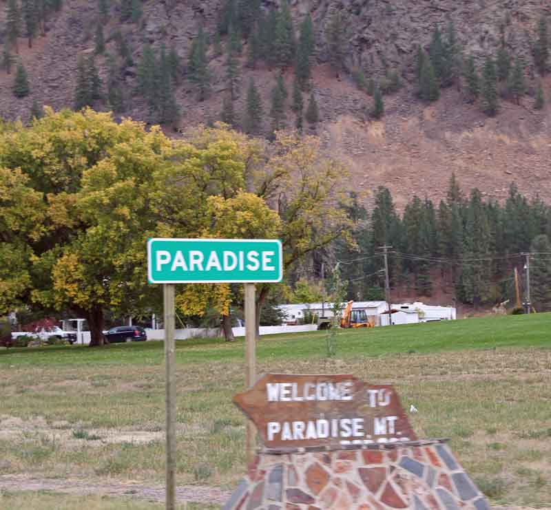 Bild 9 Immer am Flathead River entlang bis ins "Paradies"