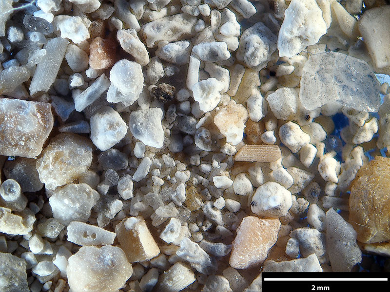 Bild 1 Sand aus Batesford quarry, Viktoria Australien