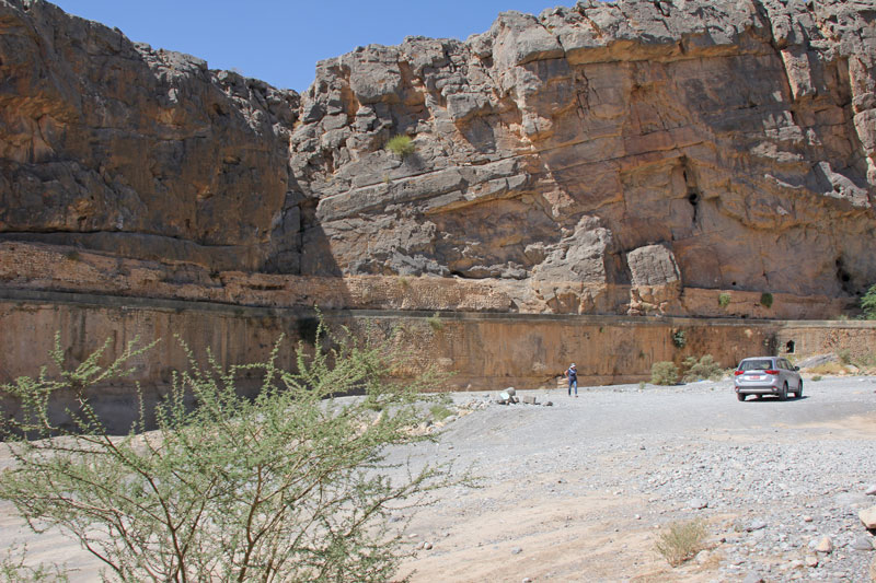 Bild 27 Einfahrt zum Wadi Tanuf