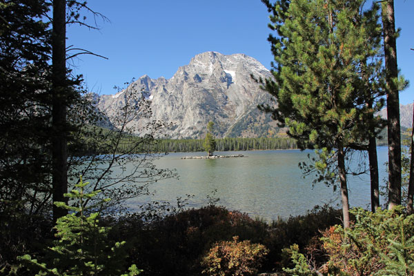 Bild 13 Der Pfad führt immer am Leigh Lake entlang, bis zu seinem Ende. 