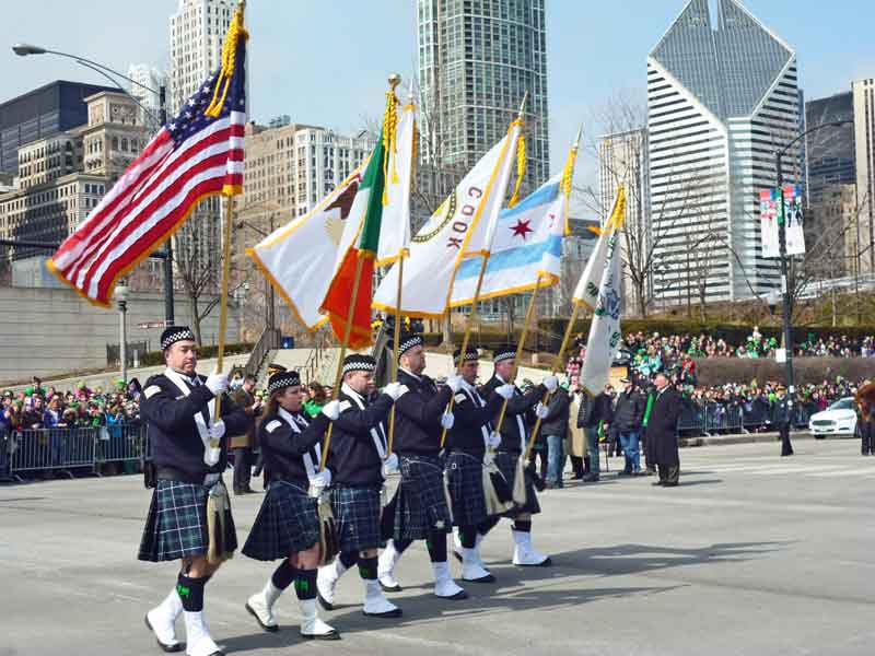 Bild 24 Parade am St. Patricks day in Chicago