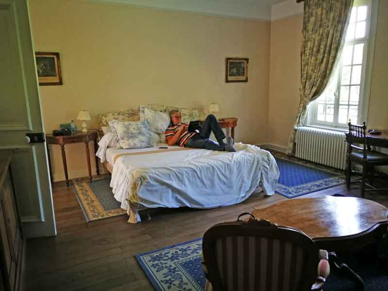 Bild 15 Unser Schlafzimmer im Chateaux de Behen