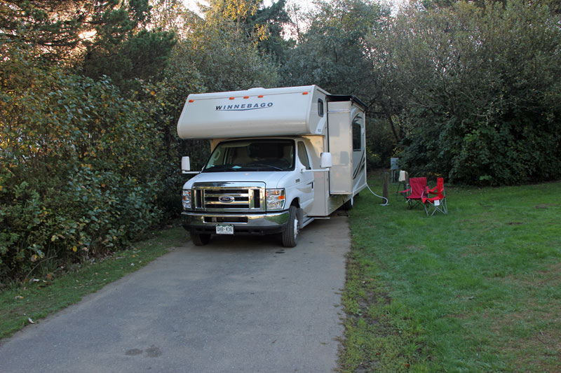 Bild 13 Unser Stellplatz auf dem Ocean City Campground