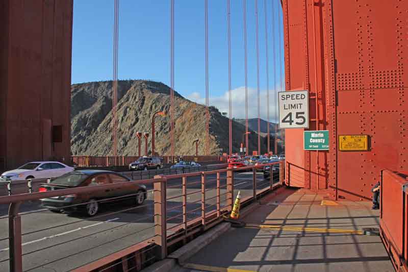 Bild 58 Auf der Golden Gate Brücke