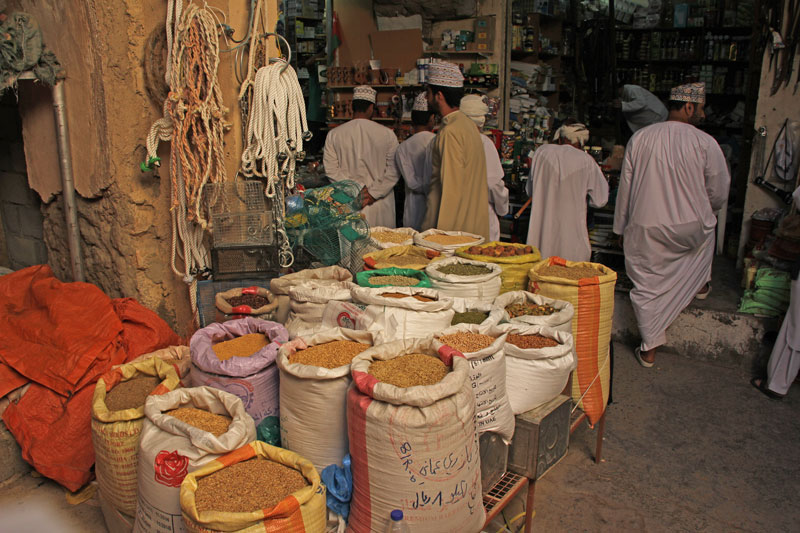 Bild 11 Der Gewürzsouk in Nizwa ist im alten Teil