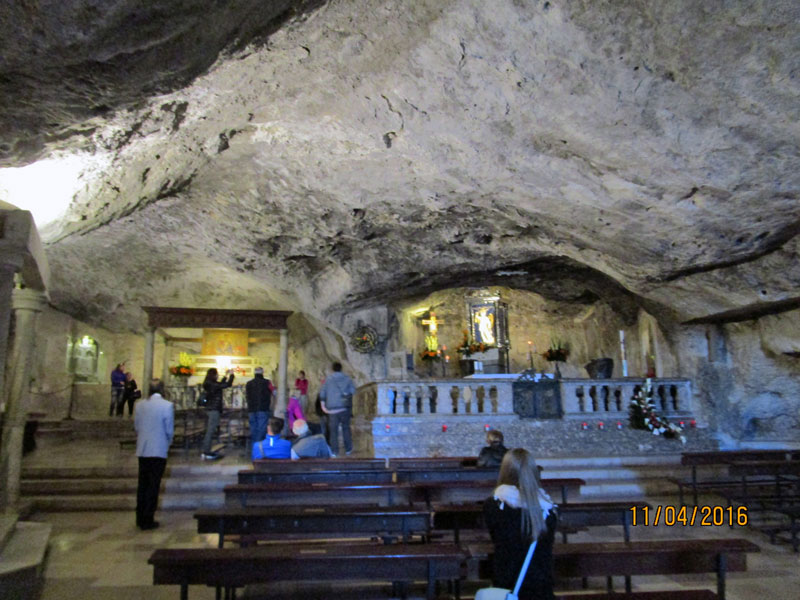 Die Felsenkirche in Monte Sant'Angelo