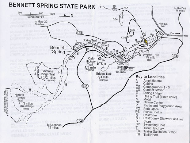 Bild 16 Im Bennet Springs Nationalpark