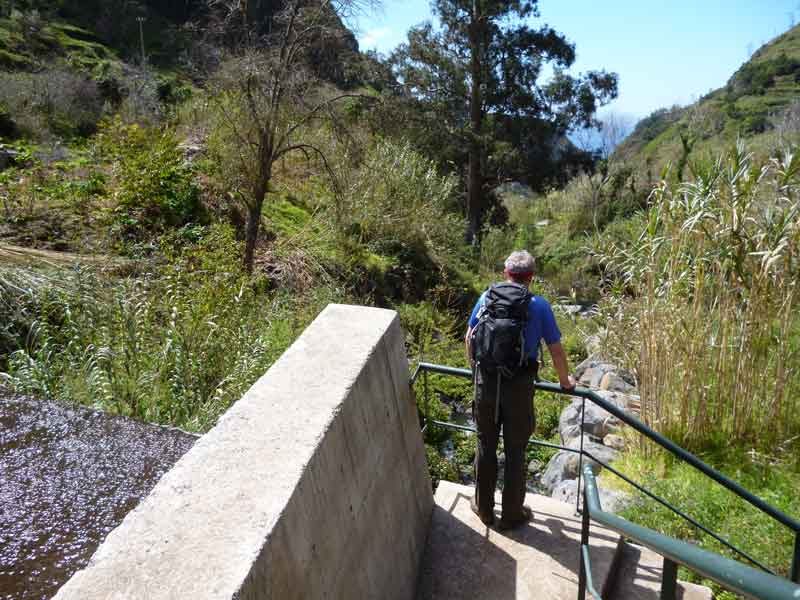 Bild 3 Levadawanderung, Start oberhalb von "Ribeira Brava"