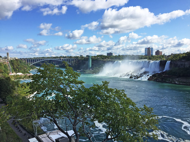 Bild 7 Blick auf den USA Teil der Niagara Fälle