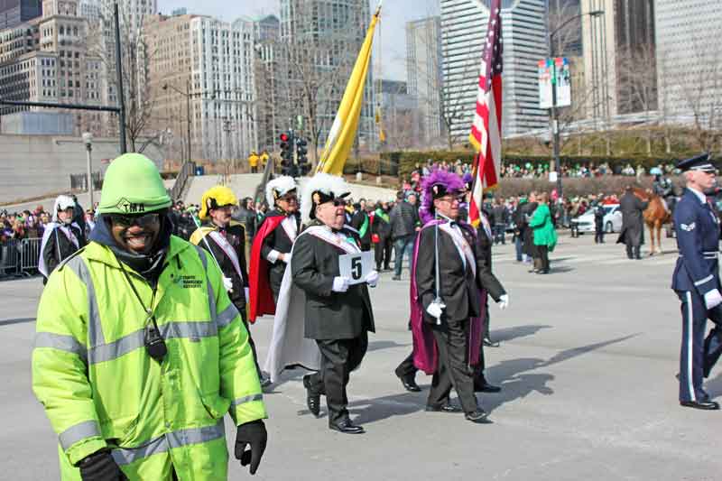 Bild 22 Parade am St. Patricks day in Chicago
