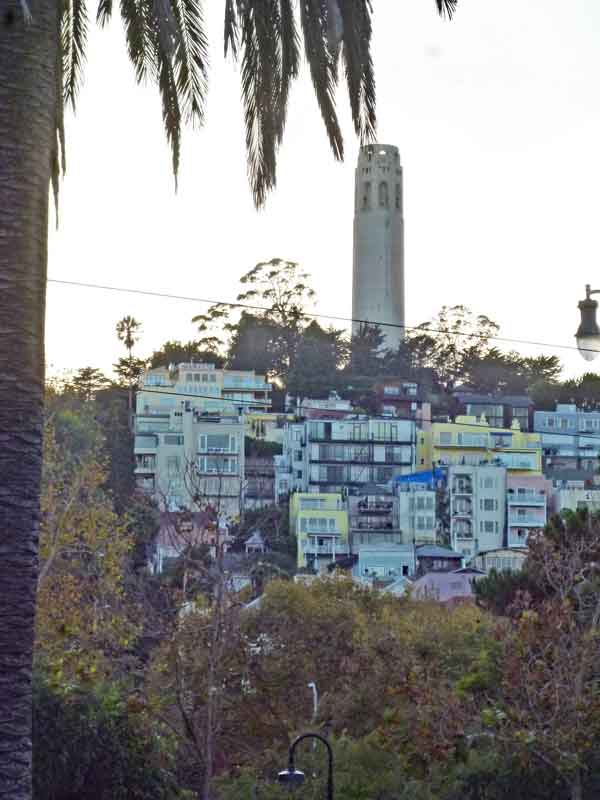 Bild 23 Blick auf den Coit Tower auf dem Telegraph Hill in San Francisco