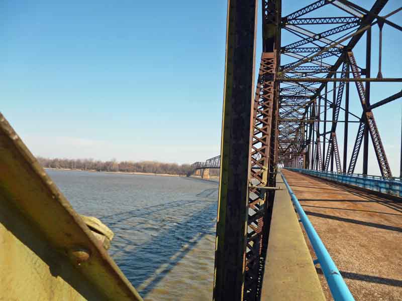 Bild 15 Chain of the rocks bridge, nur Radfahrer und Fußgänger erlaubt