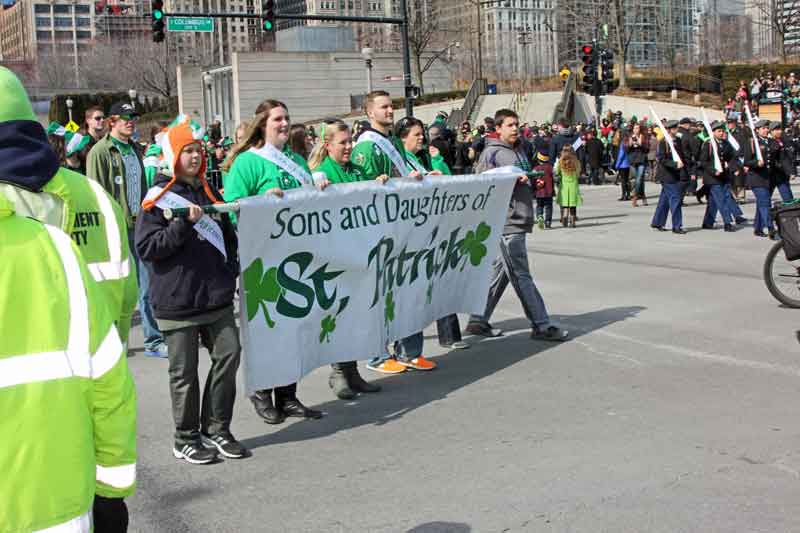 Bild 21 Parade am St. Patricks day in Chicago