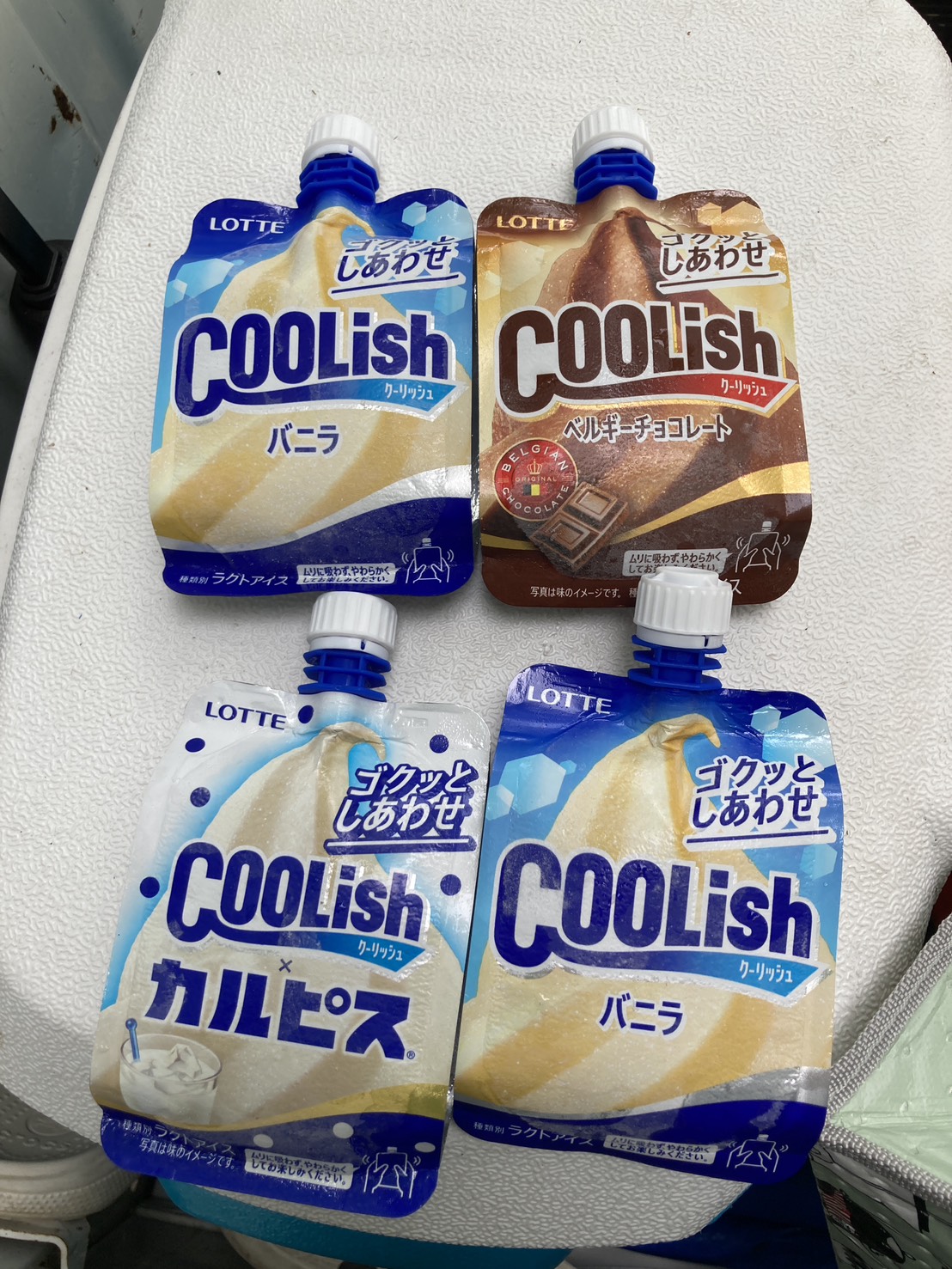 施主様からアイスの差し入れ