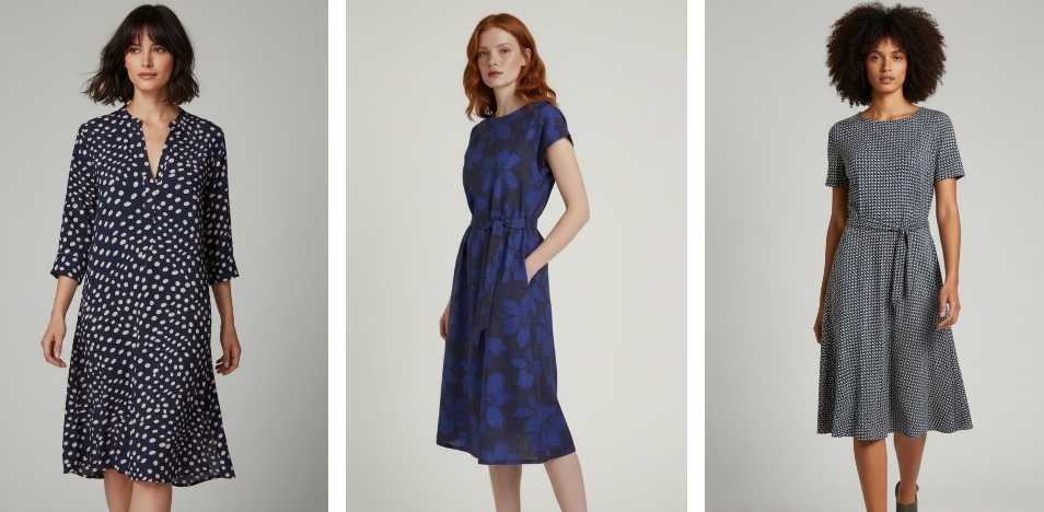 Jurk links € 99 - jurk midden € 99.95 - jurk rechts € 109.95