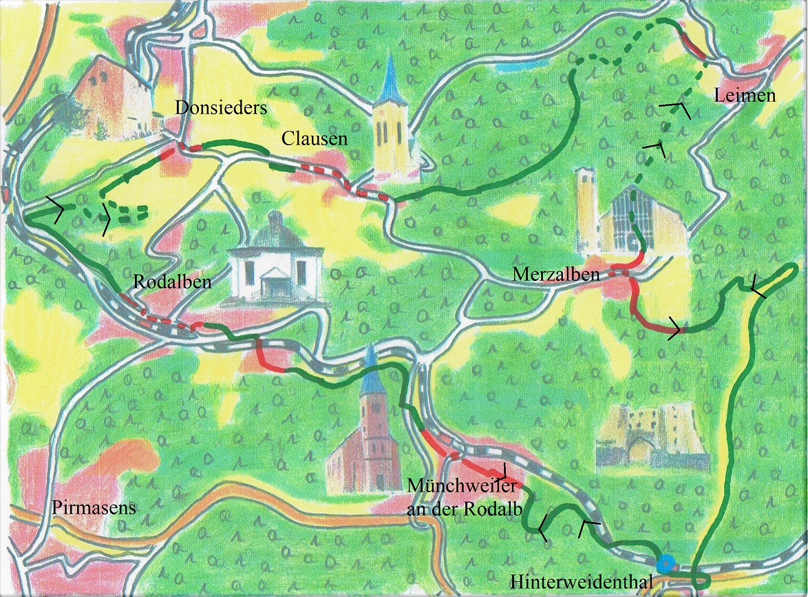 Im Gräfensteiner Land Radwege im pfälzerwald