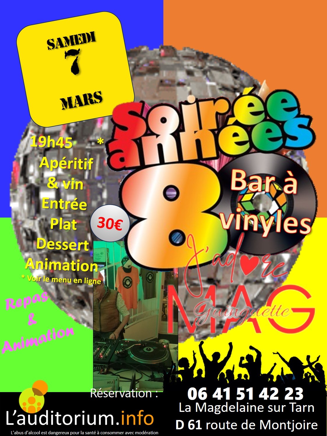 BAR A VINYLES Platines 80 s