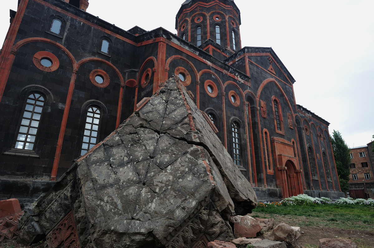 Gyumri, Armenia. In memory of 1988' heartquake