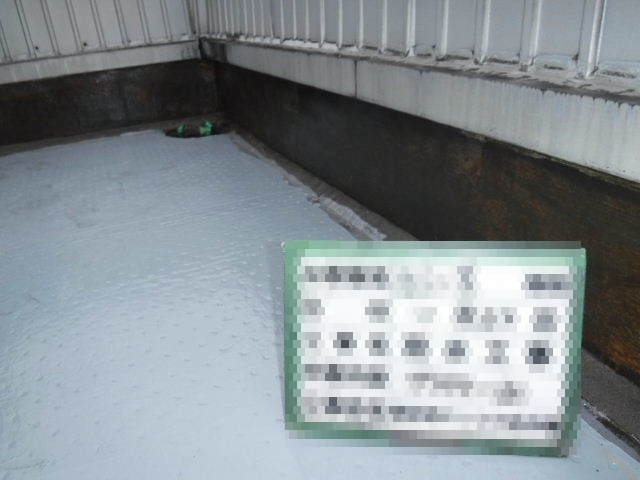 シート防水改修工事：工程写真