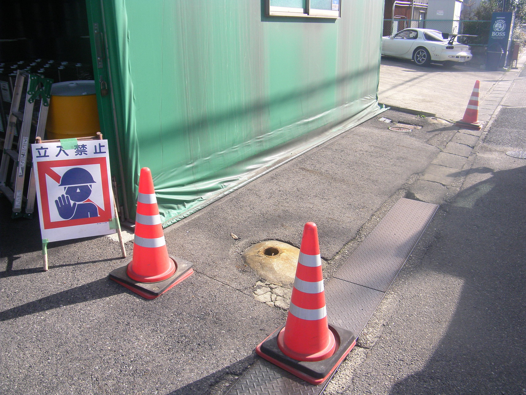サイクルポート新築工事：工程写真