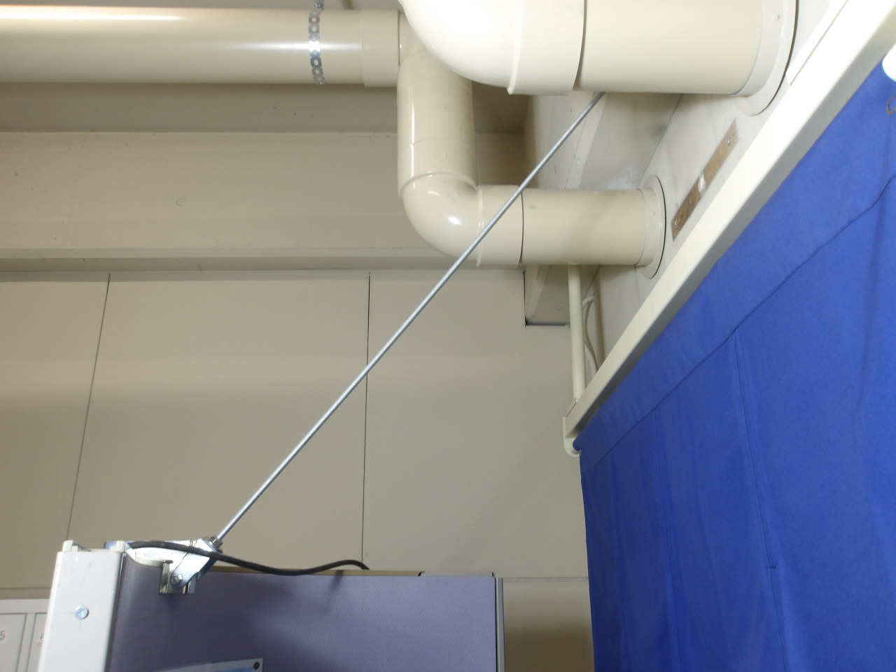 更衣室覗き対策工事：工程写真